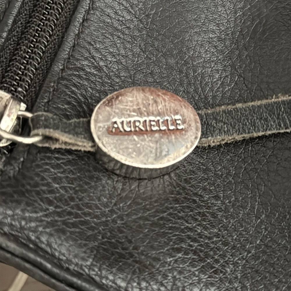 AURIELLE BLACK LEATHER BACKPACK - Picture 4 of 9